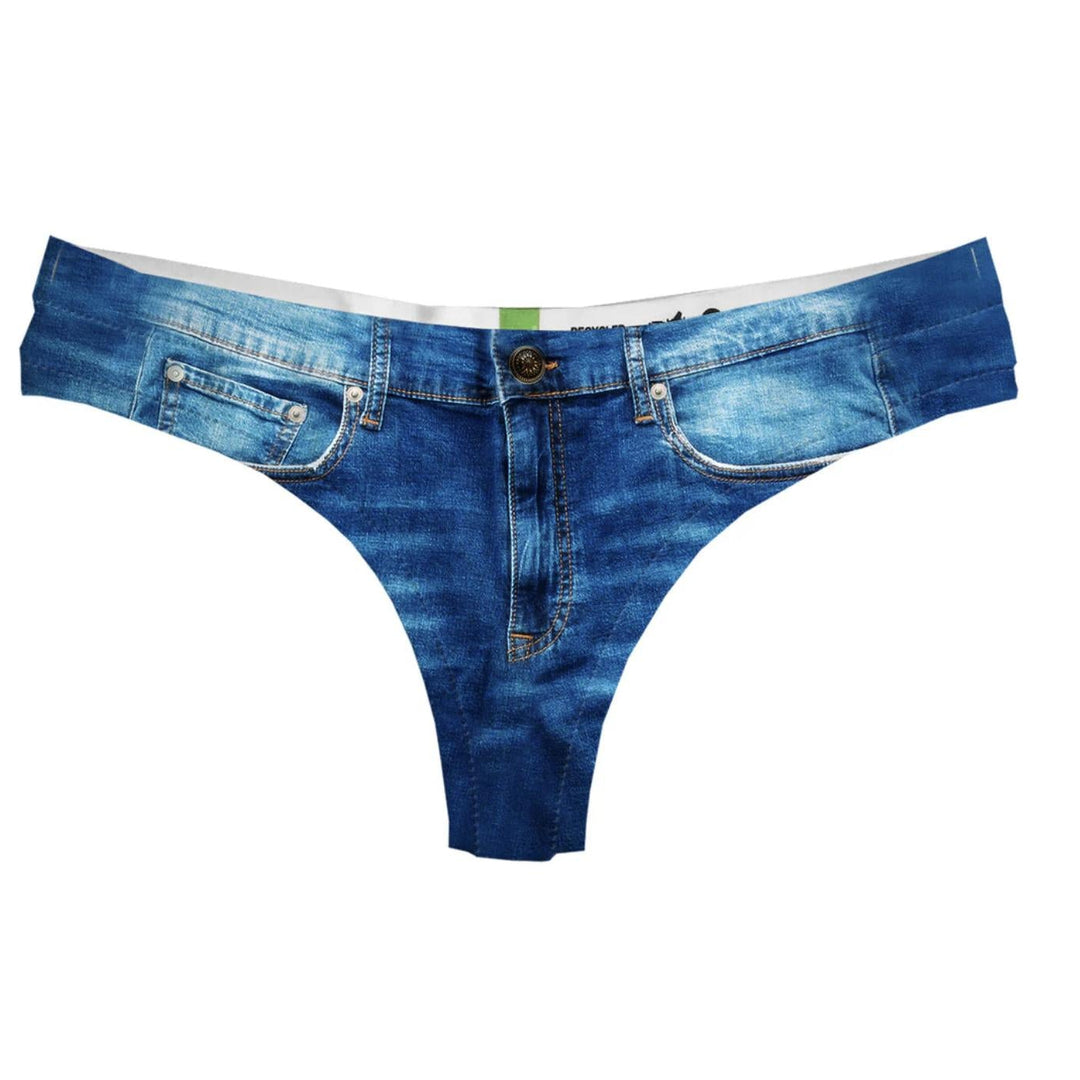 Happy Undies Daisy Dukes Thong-Panties-Happy Undies-Daisy Dukes-Small-Anna Bella Fine Lingerie, Reveal Your Most Gorgeous Self!
