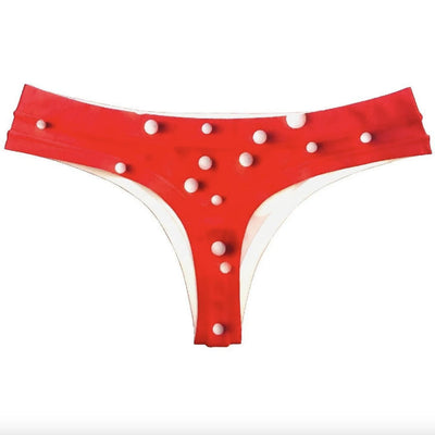Happy Undies Papai Noel Thong-Anna Bella Fine Lingerie-Papai Noel-Small-