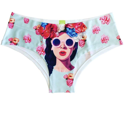 Happy Undies Pink Glasses Hipster-Anna Bella Fine Lingerie-Pink Glasses-XSmall-