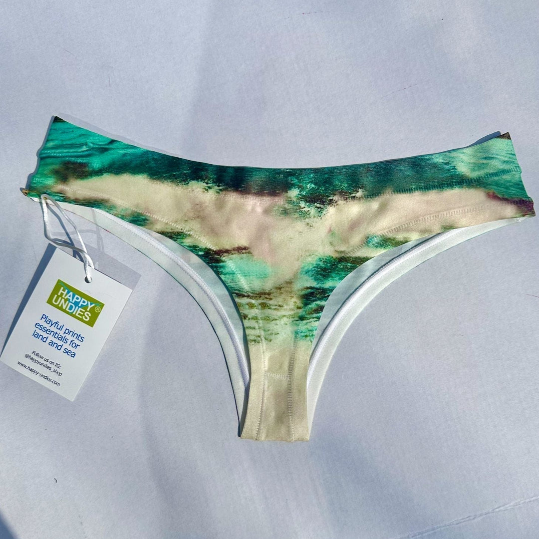 Happy Undies Water Woman String-Panties-Happy Undies-Water Woman-XSmall-Anna Bella Fine Lingerie, Reveal Your Most Gorgeous Self!