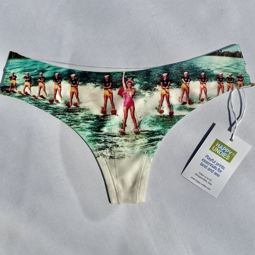 Happy Undies Water Woman String-Panties-Happy Undies-Water Woman-XSmall-Anna Bella Fine Lingerie, Reveal Your Most Gorgeous Self!