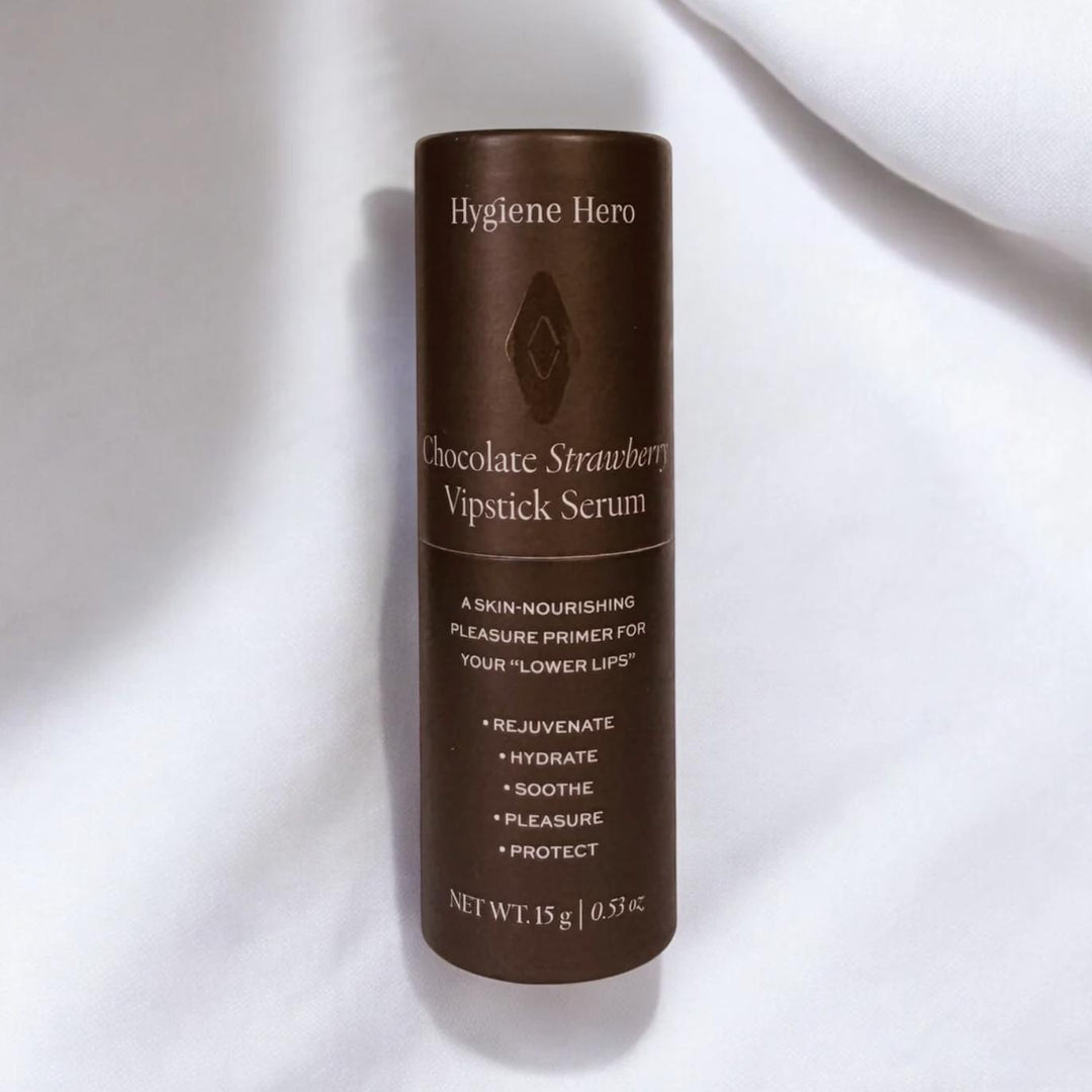 Hygiene Hero Vipstick Serum in Chocolate Strawberry-Personal Care-Hygiene Hero-Anna Bella Fine Lingerie, Reveal Your Most Gorgeous Self!