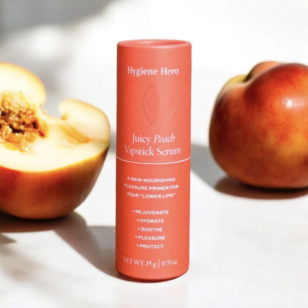 Hygiene Hero Vipstick Serum in Juicy Peach-Personal Care-Hygiene Hero-Anna Bella Fine Lingerie, Reveal Your Most Gorgeous Self!