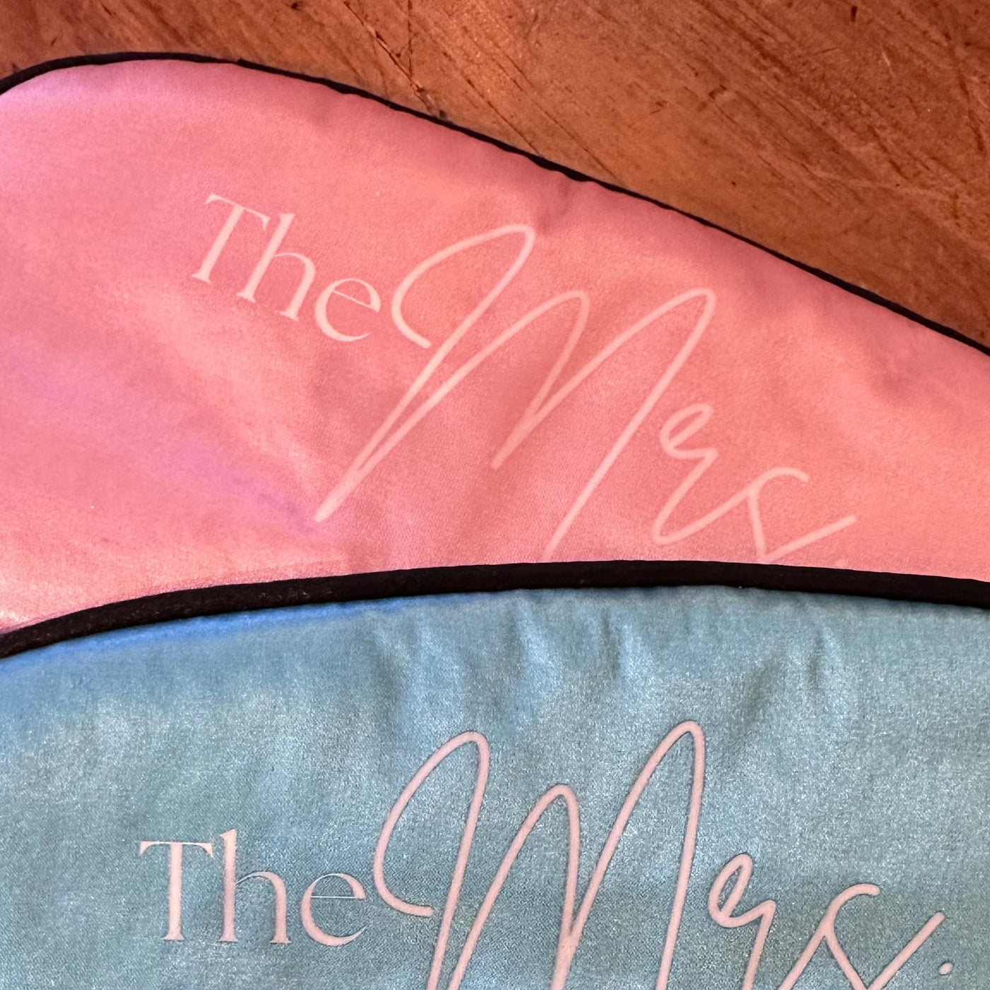 "The Mrs." Satin Eye Mask-Accessories-Anna Bella Fine Lingerie-Pink-Anna Bella Fine Lingerie, Reveal Your Most Gorgeous Self!