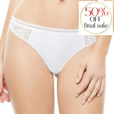 Implicite Infinity Thong 20F700-Panties-Implicite-White-XSmall-Anna Bella Fine Lingerie, Reveal Your Most Gorgeous Self!