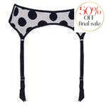 Implicite Possession Suspender Belt 25G800-Anna Bella Fine Lingerie-Midnight-XSmall-