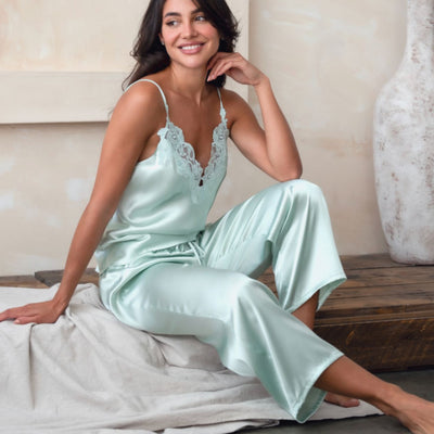 In Bloom by Jonquil Satin Camisole Pajamas