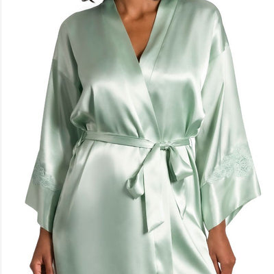 Jonquil Adore You Wrap AEY030 in Celadon-Robes-Jonquil in Bloom-Celedon-XSmall/Small-Anna Bella Fine Lingerie, Reveal Your Most Gorgeous Self!
