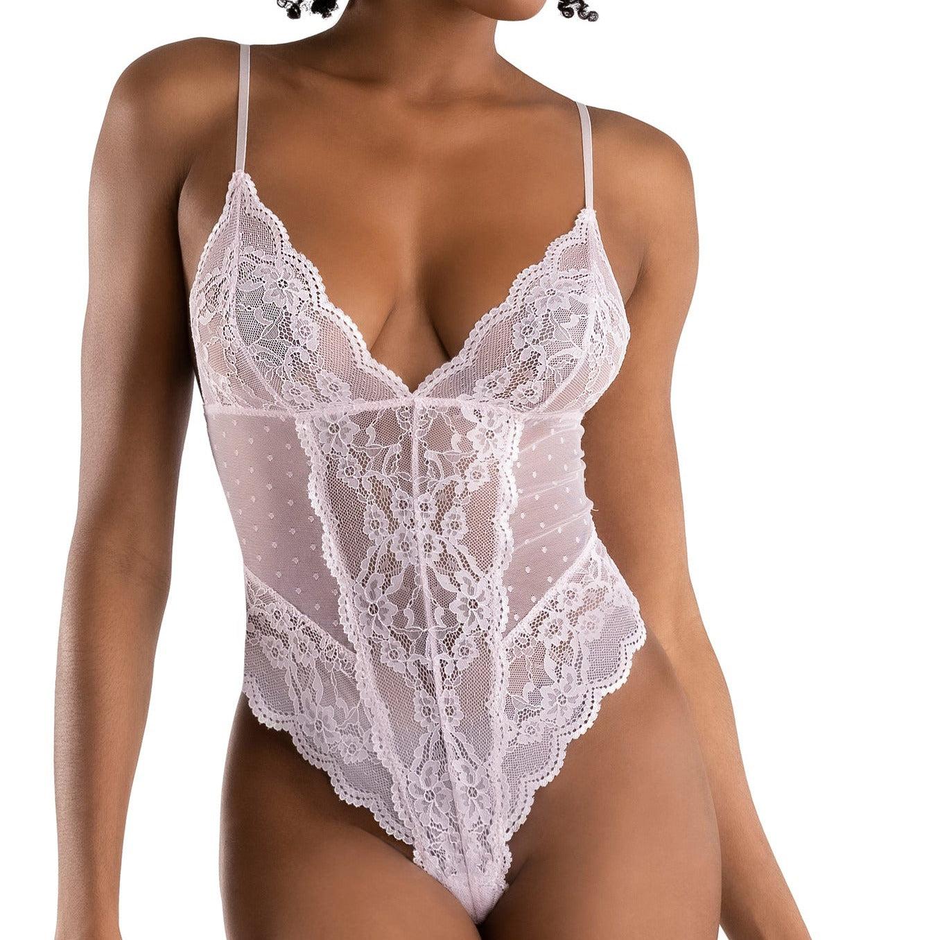 Jonquil Alice Teddy in Pale Pink AIC097-Bodysuit-Jonquil in Bloom-Palest Pink-XSmall-Anna Bella Fine Lingerie, Reveal Your Most Gorgeous Self!