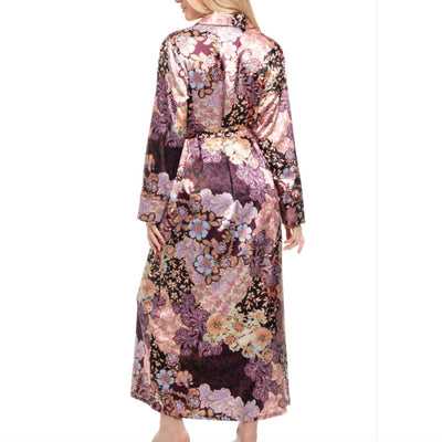 Jonquil Anna Long Robe ANZ135-Anna Bella Fine Lingerie-Plum-XSmall/Small-