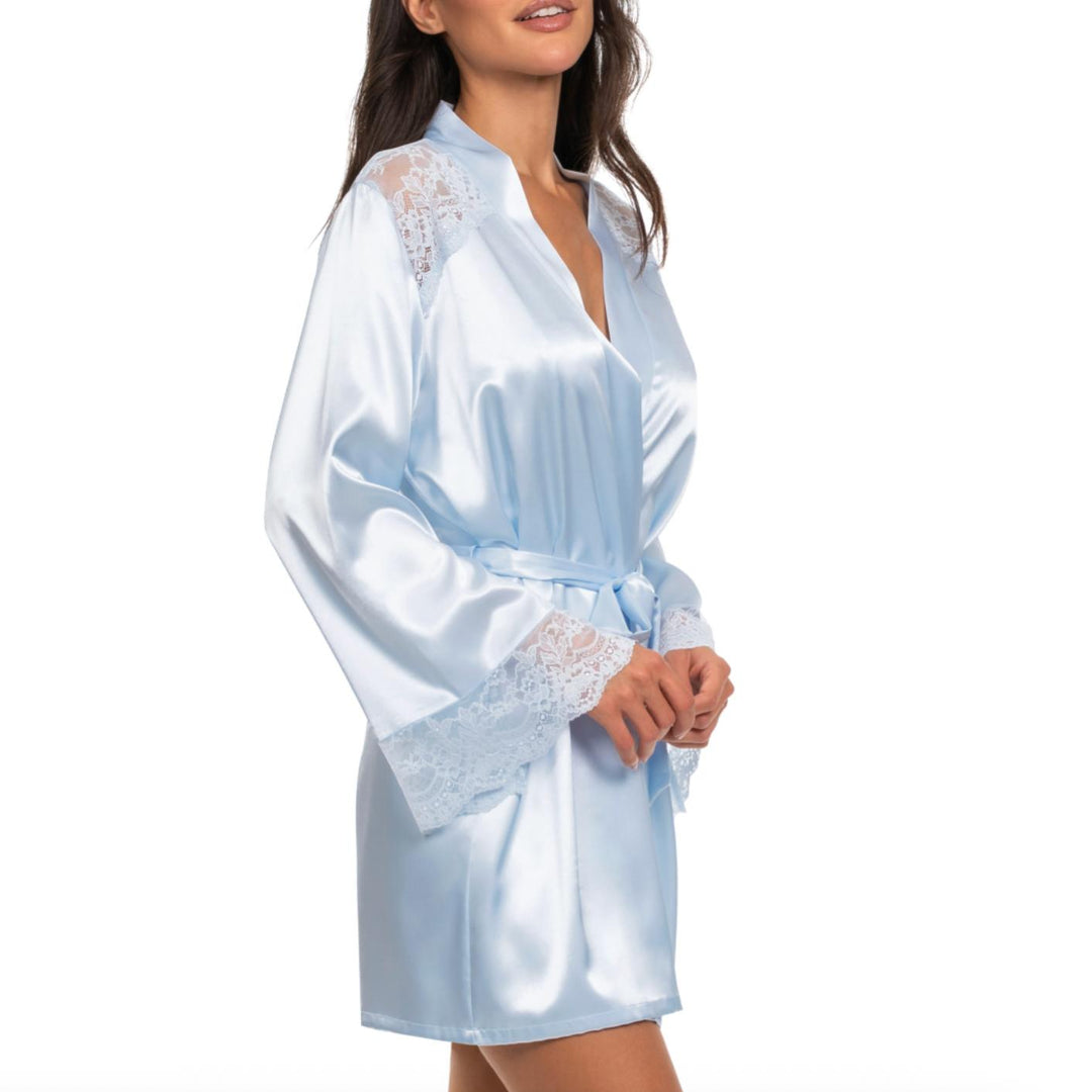 Jonquil Annie Wrap in Pale Blue ANQ030-Robes-Jonquil in Bloom-Pale Blue-XSmall/Small-Anna Bella Fine Lingerie, Reveal Your Most Gorgeous Self!