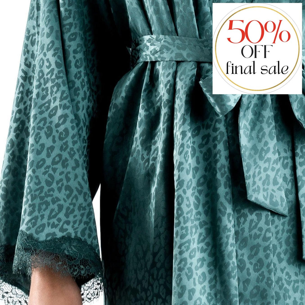 Jonquil Beatrice Wrap in Silver Pine BCT030-Robes-Jonquil in Bloom-Silver Pine-XSmall/Small-Anna Bella Fine Lingerie, Reveal Your Most Gorgeous Self!