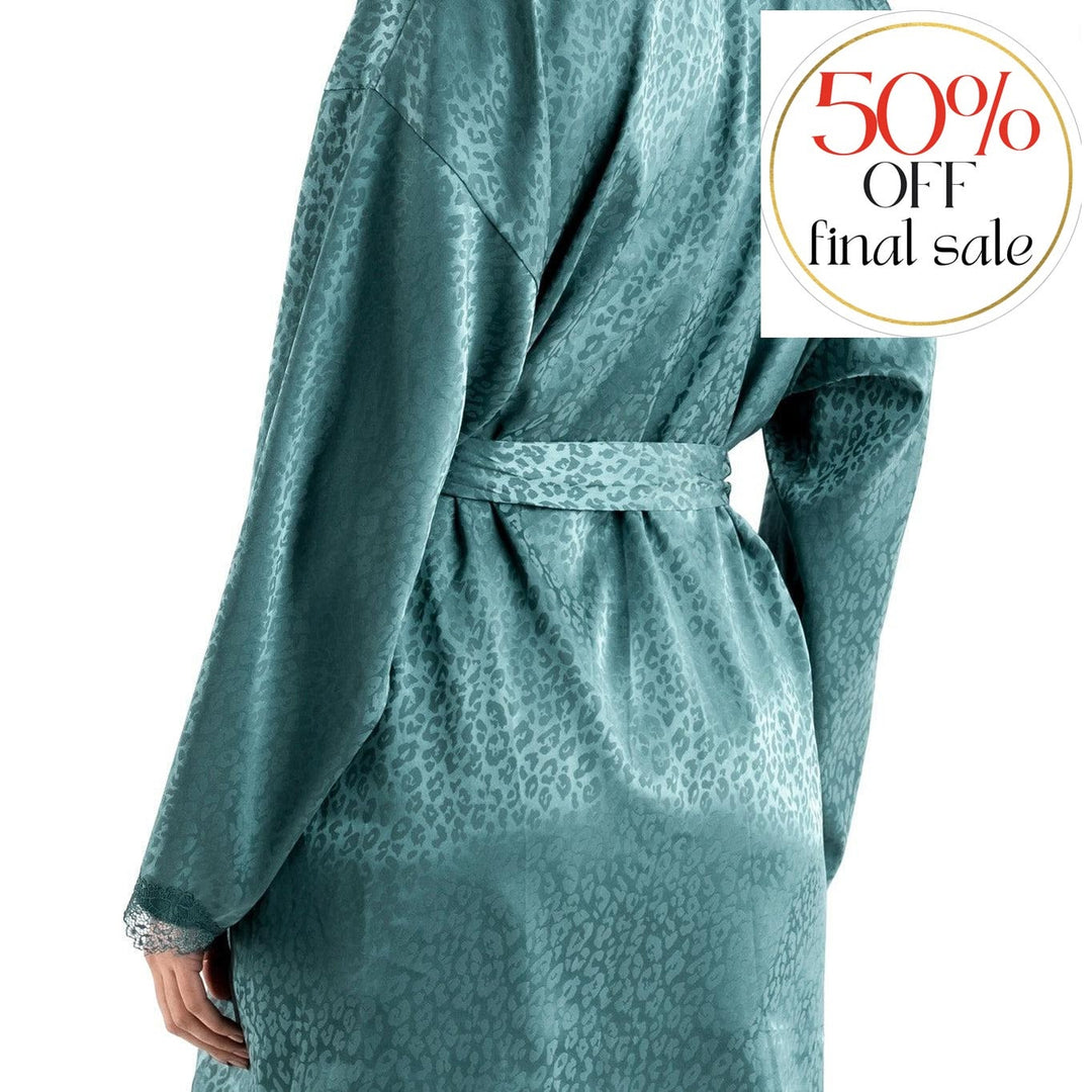 Jonquil Beatrice Wrap in Silver Pine BCT030-Robes-Jonquil in Bloom-Silver Pine-XSmall/Small-Anna Bella Fine Lingerie, Reveal Your Most Gorgeous Self!