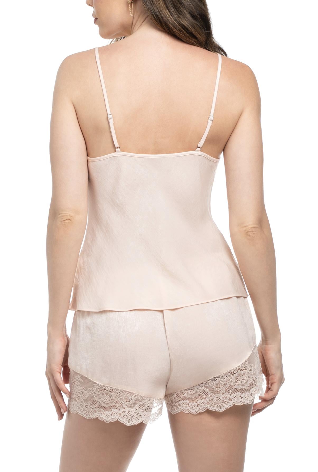 Jonquil Carlie Cami Short Set CRZ040-Loungewear-Jonquil in Bloom-Champagne-XSmall-Anna Bella Fine Lingerie, Reveal Your Most Gorgeous Self!