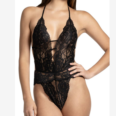 Jonquil Emmeline Teddy ENE097-Anna Bella Fine Lingerie-Black-XSmall-