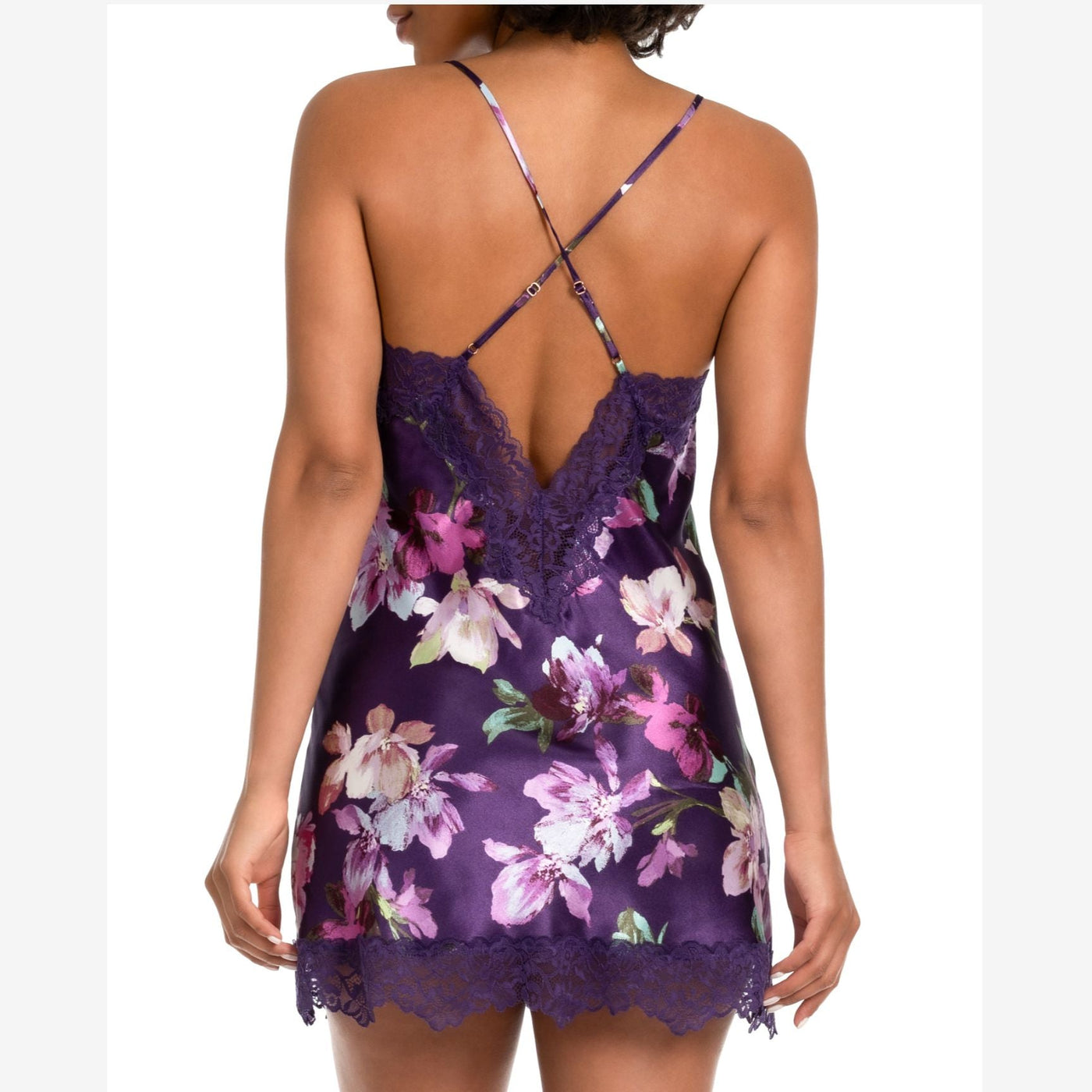 Jonquil Giovanna Chemise GIV110 in Deep Purple-Anna Bella Fine Lingerie-Deep Purple-Small-