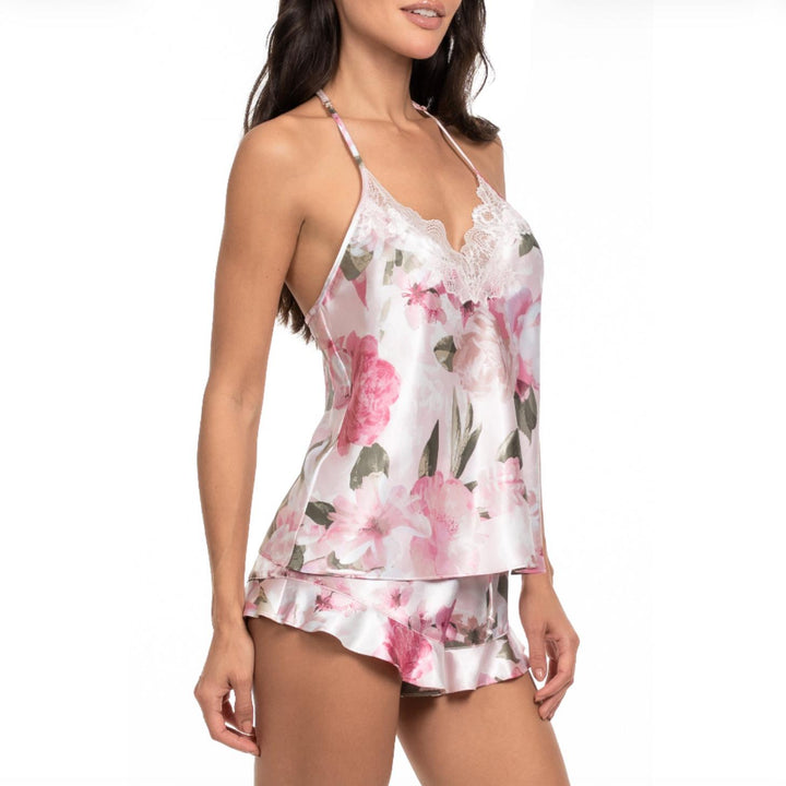 Jonquil Jovie Cami Short Set JOV140-Sleepwear-Jonquil in Bloom-Rosewater-XSmall-Anna Bella Fine Lingerie, Reveal Your Most Gorgeous Self!