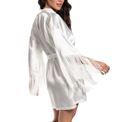 Jonquil Juliet Fringe Wrap JUE031 in Ivory-Anna Bella Fine Lingerie-Ivory-XSmall/Small-