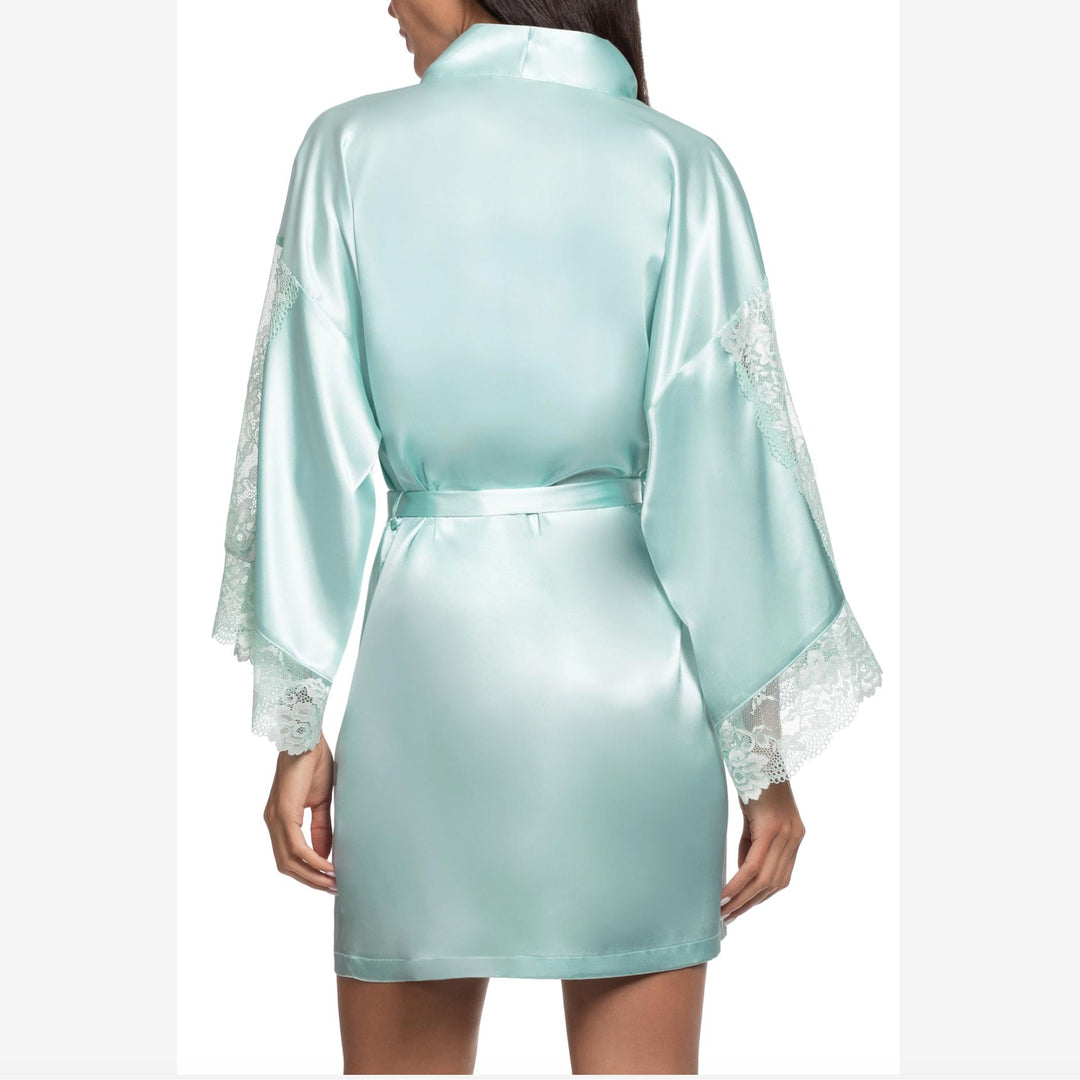 Jonquil Lillie Wrap LLL030 in Pale Turquoise-Robes-Jonquil in Bloom-Pale Turquoise-XSmall/Small-Anna Bella Fine Lingerie, Reveal Your Most Gorgeous Self!
