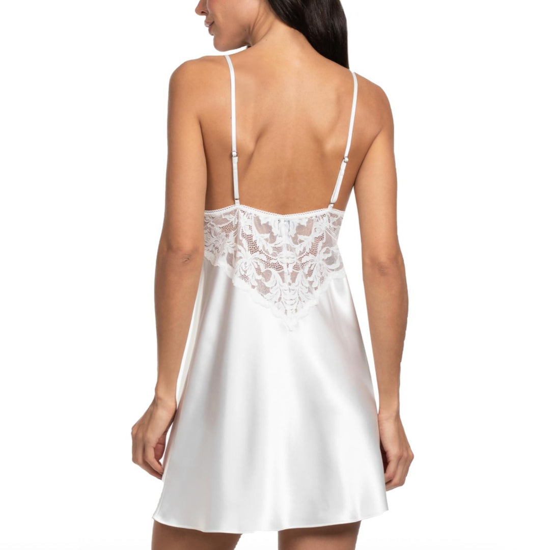 Jonquil Lorena Chemise in Ivory LRE010-Sleepwear-Jonquil in Bloom-Ivory-XSmall-Anna Bella Fine Lingerie, Reveal Your Most Gorgeous Self!