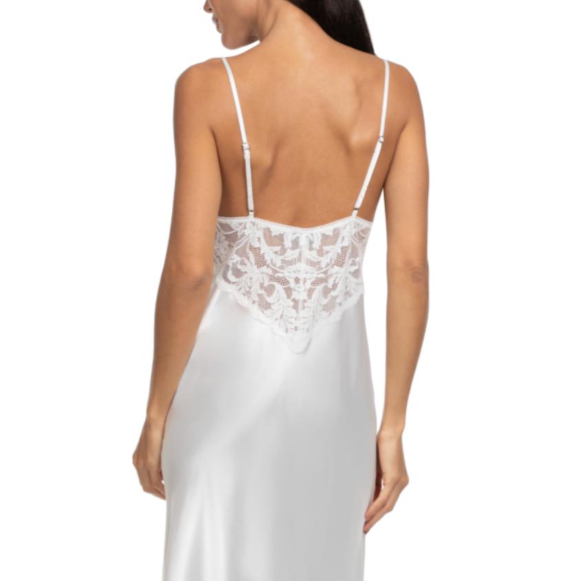 Jonquil Lorena Long Gown in Ivory LRE020-Sleepwear-Jonquil in Bloom-Ivory-XSmall-Anna Bella Fine Lingerie, Reveal Your Most Gorgeous Self!