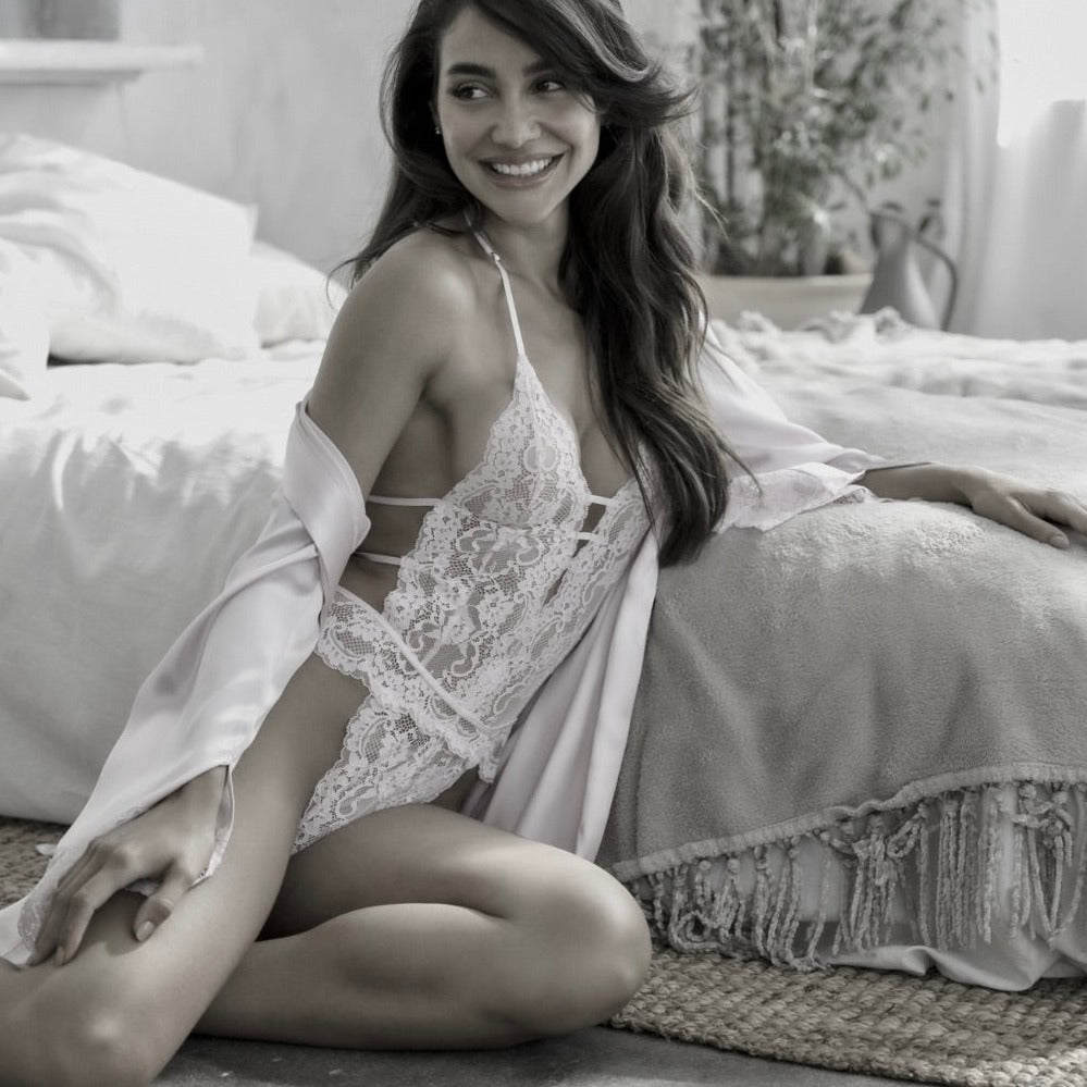 Jonquil Love Me Now Teddy LMN097 in Ivory-Bodysuit-Jonquil in Bloom-Ivory-XSmall-Anna Bella Fine Lingerie, Reveal Your Most Gorgeous Self!