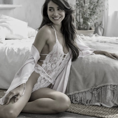 Jonquil Love Me Now Teddy LMN097 in Ivory-Bodysuit-Jonquil in Bloom-Ivory-XSmall-Anna Bella Fine Lingerie, Reveal Your Most Gorgeous Self!