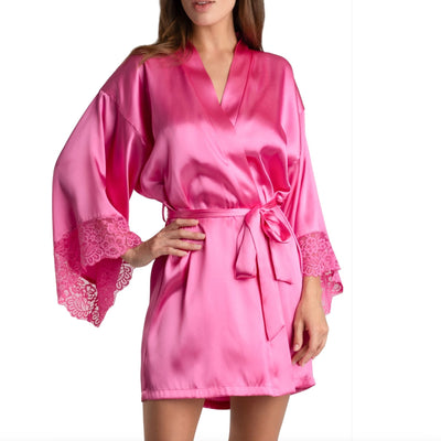Jonquil Love Story Robe in Rose Chaud LVS030-Robes-Jonquil in Bloom-Rose Chaud-XSmall/Small-Anna Bella Fine Lingerie, Reveal Your Most Gorgeous Self!