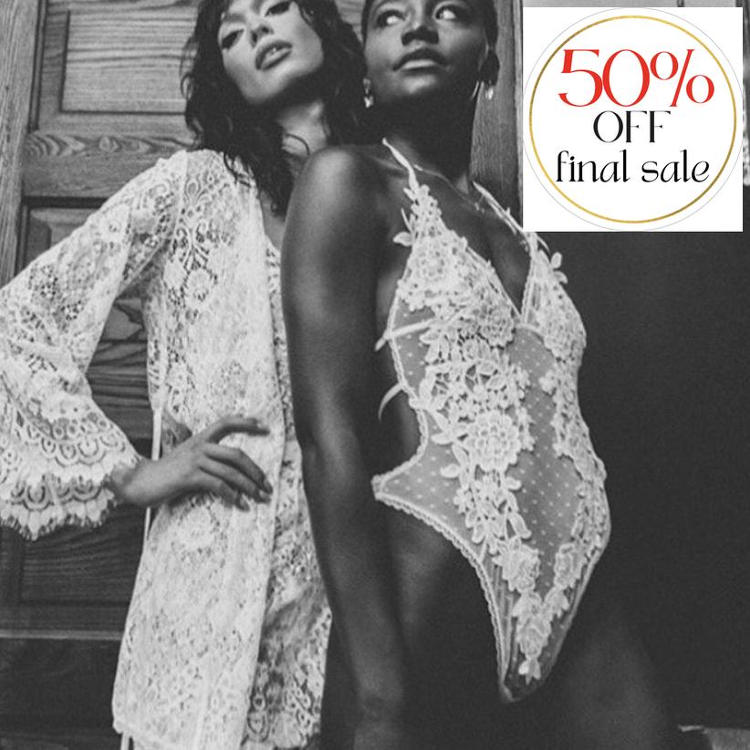 Jonquil Magnolia Wrap in Ivory MGA031-Robes-Jonquil in Bloom-Ivory-XSmall/Small-Anna Bella Fine Lingerie, Reveal Your Most Gorgeous Self!