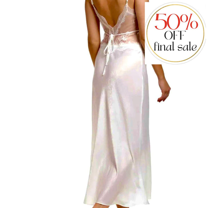 Jonquil Marry Me Gown MRM021 in Ivory-Loungewear-Jonquil in Bloom-Ivory-XSmall-Anna Bella Fine Lingerie, Reveal Your Most Gorgeous Self!