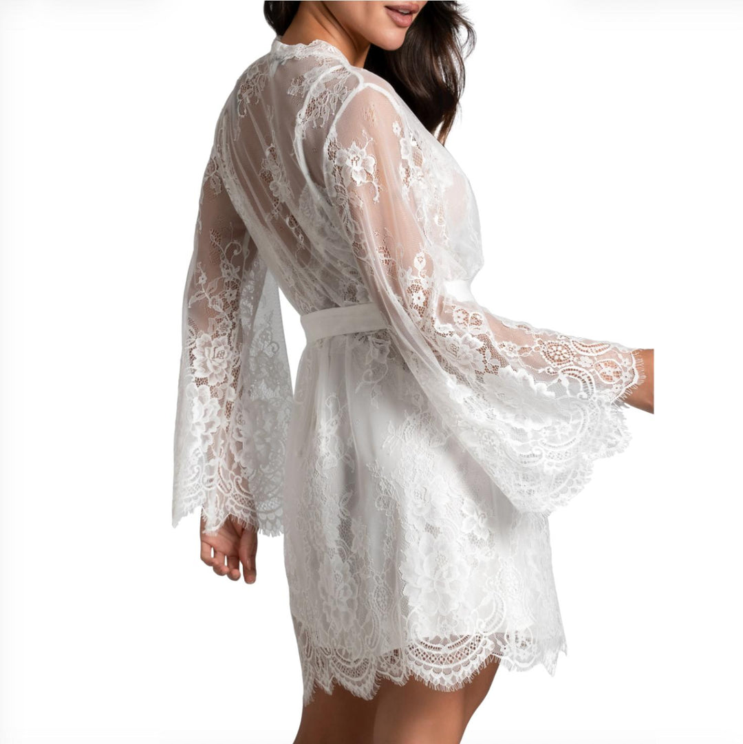 Jonquil Marry Me Wrap MRM030 in Ivory-Robes-Jonquil in Bloom-Ivory-XSmall/Small-Anna Bella Fine Lingerie, Reveal Your Most Gorgeous Self!