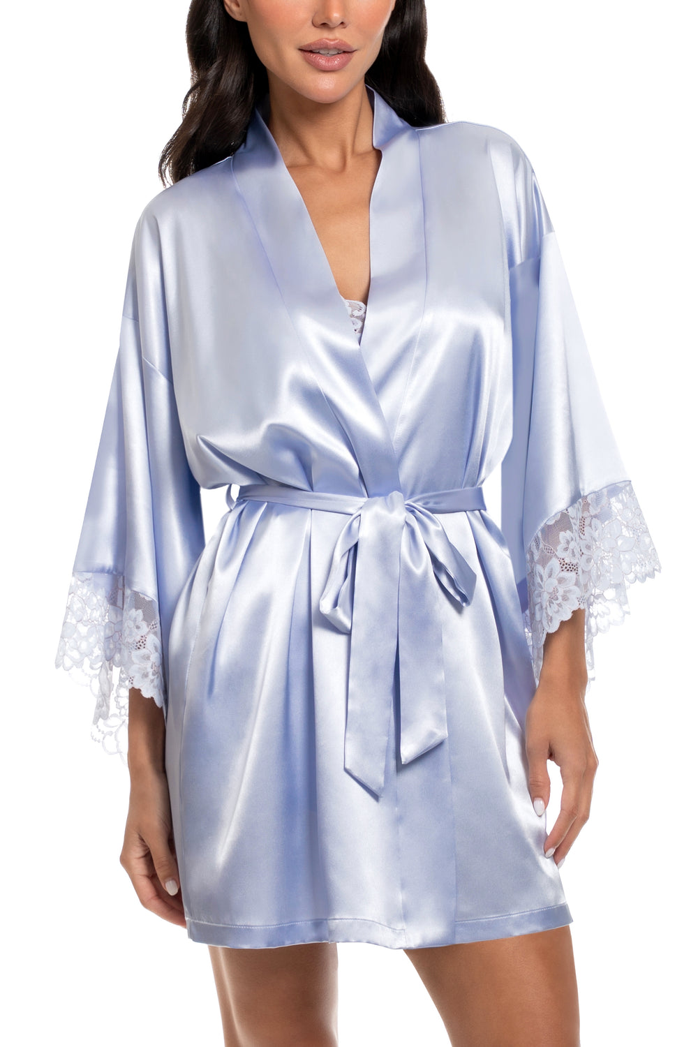 Jonquil Mina Wrap in Thistle Blue MNJ030-Robes-Jonquil in Bloom-Thistle Blue-XSmall/Small-Anna Bella Fine Lingerie, Reveal Your Most Gorgeous Self!