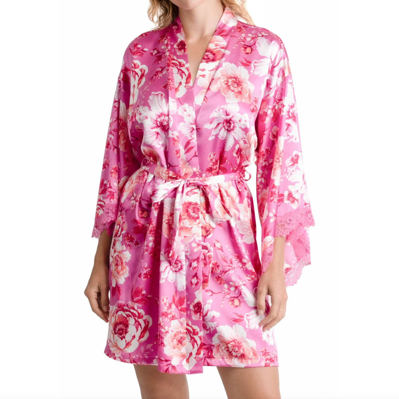 Jonquil My Valentine Robe in Rose Chaud MVT130-Robes-Jonquil in Bloom-Rose Chaud-XSmall/Small-Anna Bella Fine Lingerie, Reveal Your Most Gorgeous Self!