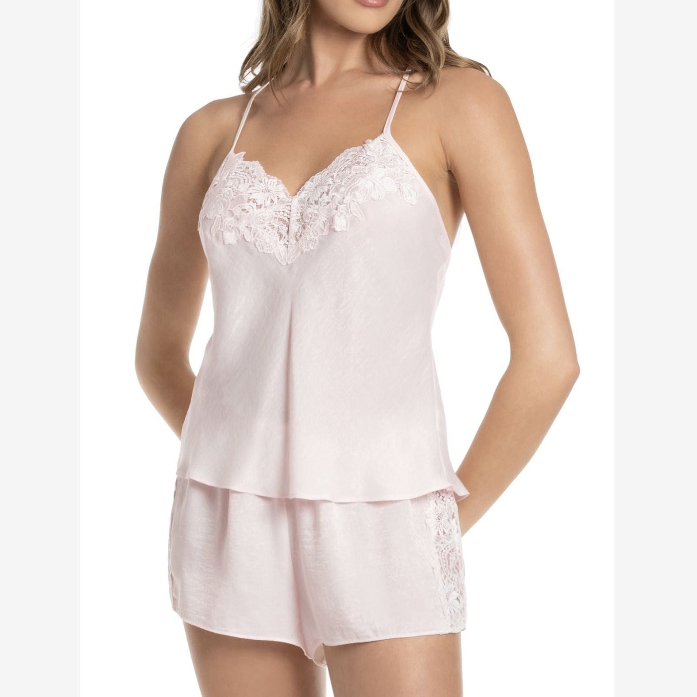 Jonquil Odette Cami Short Set OTE040-Anna Bella Fine Lingerie-Delicate Peach-XSmall-