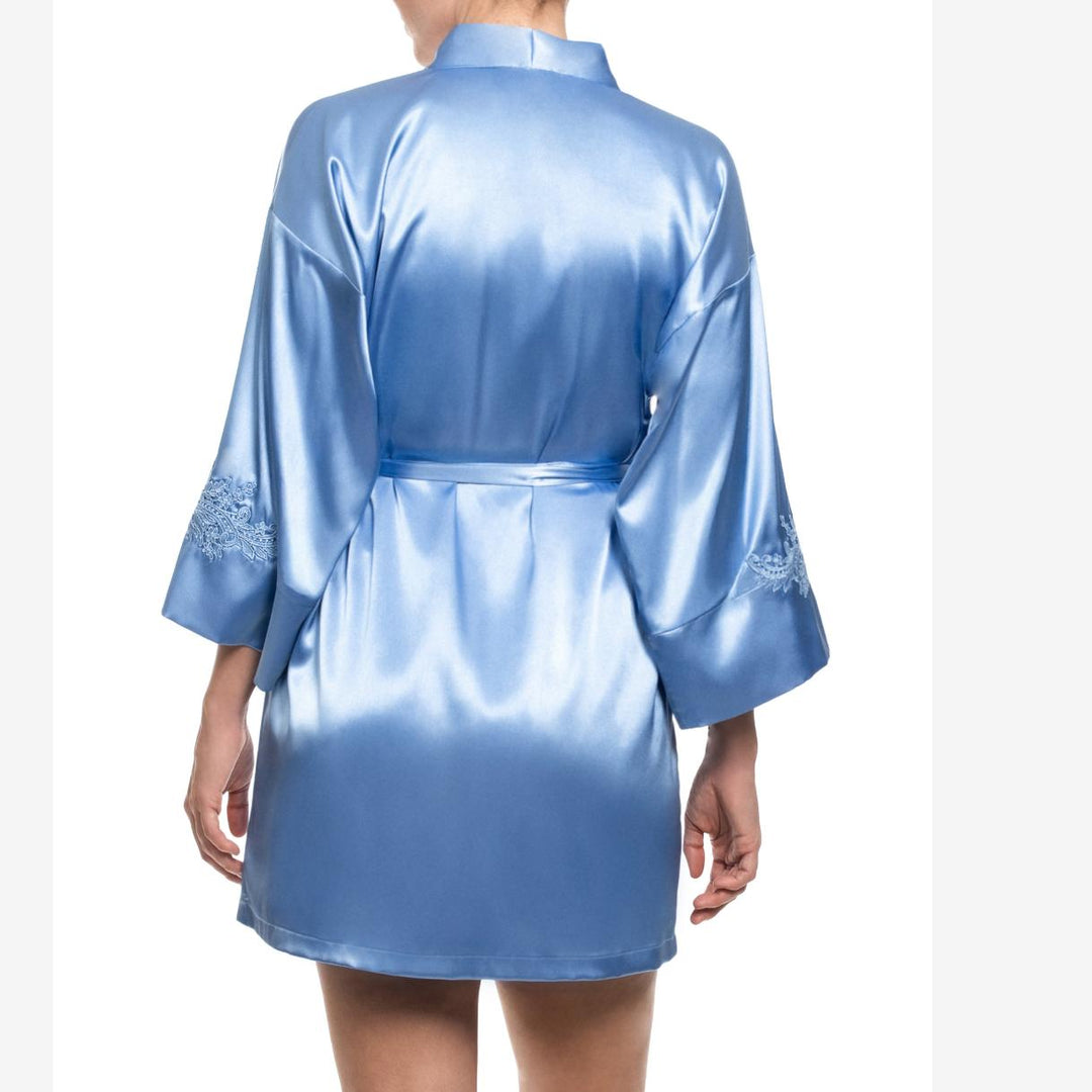 Jonquil Raelynn Wrap RLN030-Robes-Jonquil in Bloom-Cornflower Blue-XSmall/Small-Anna Bella Fine Lingerie, Reveal Your Most Gorgeous Self!