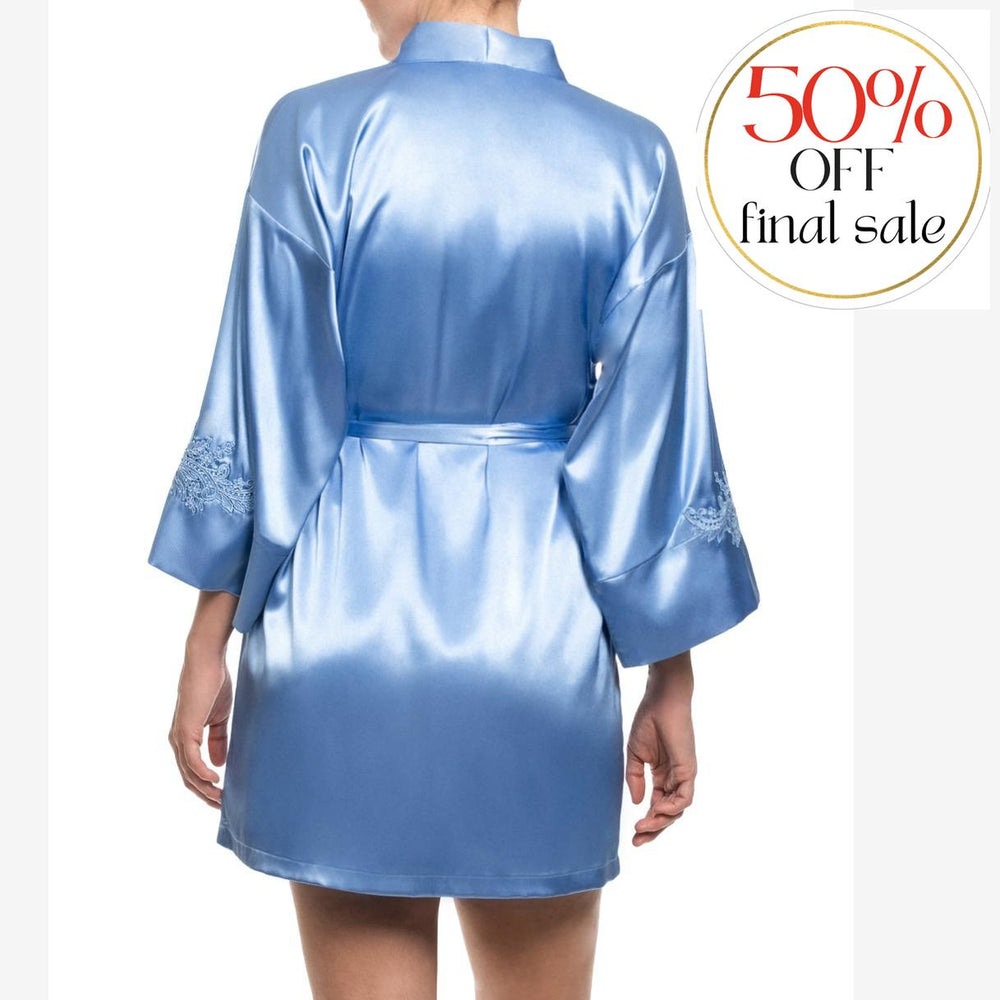 Jonquil Raelynn Wrap RLN030-Robes-Jonquil in Bloom-Cornflower Blue-XSmall/Small-Anna Bella Fine Lingerie, Reveal Your Most Gorgeous Self!