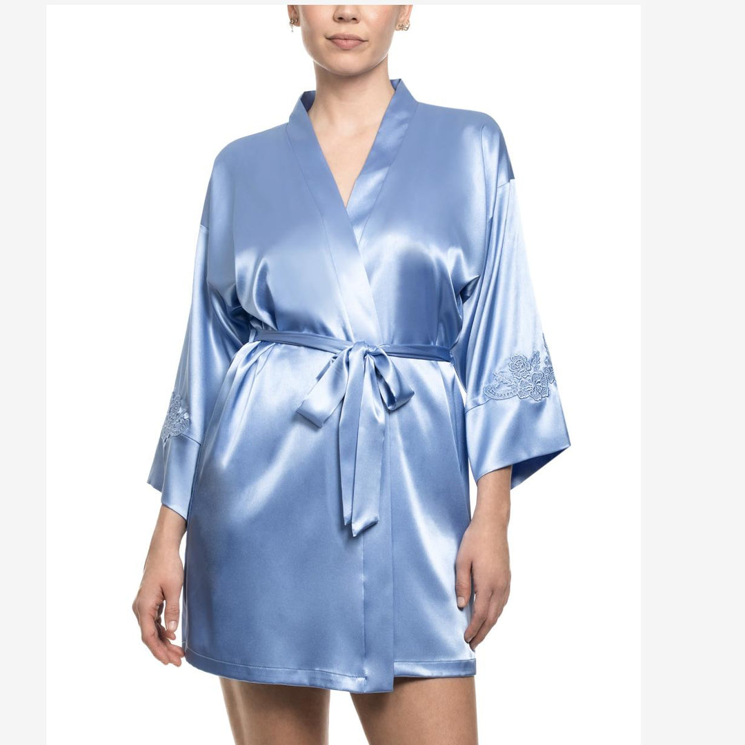 Jonquil Raelynn Wrap RLN030-Robes-Jonquil in Bloom-Cornflower Blue-XSmall/Small-Anna Bella Fine Lingerie, Reveal Your Most Gorgeous Self!