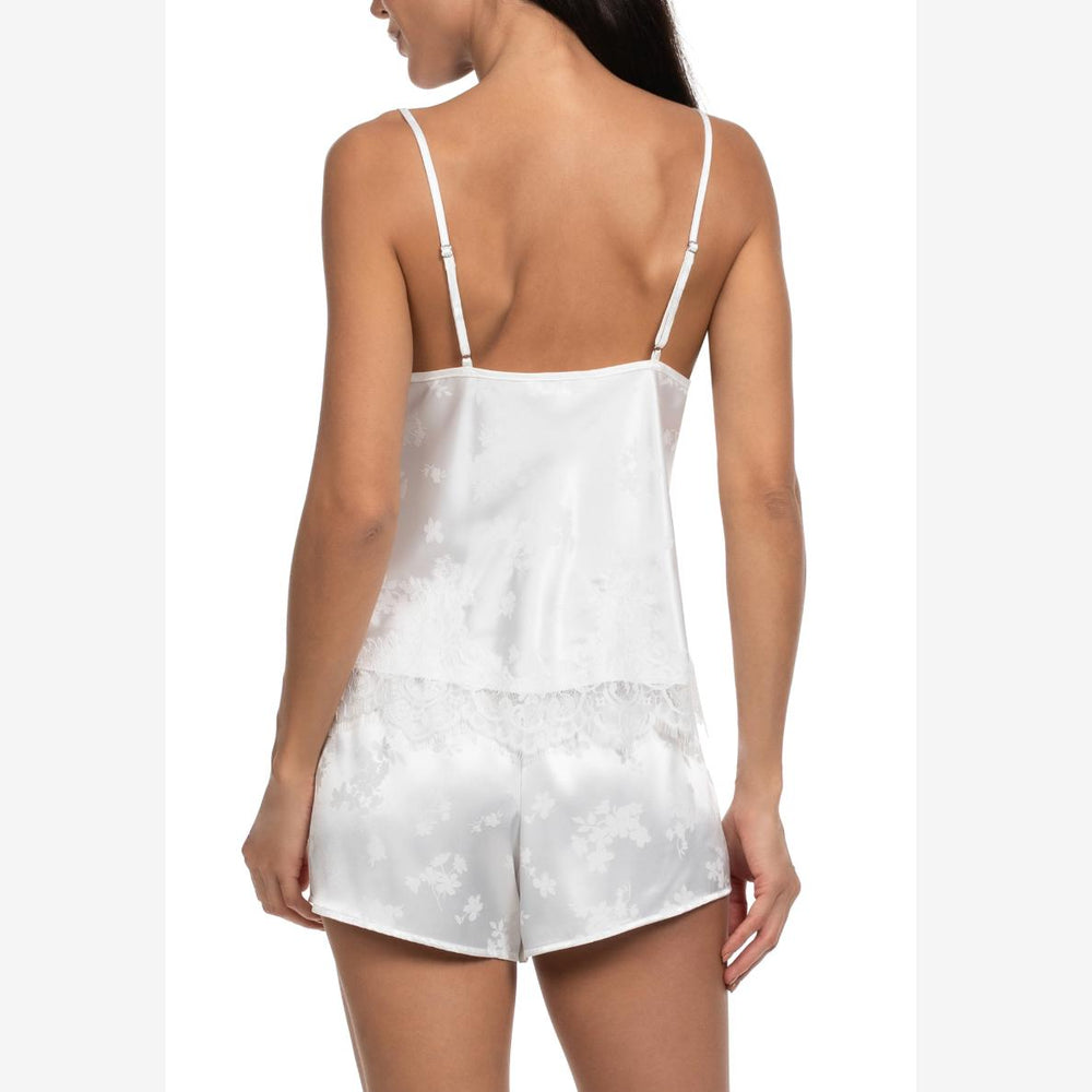 Jonquil Shane Cami Short Set SHF040-Sleepwear-Jonquil in Bloom-Ivory-XSmall-Anna Bella Fine Lingerie, Reveal Your Most Gorgeous Self!