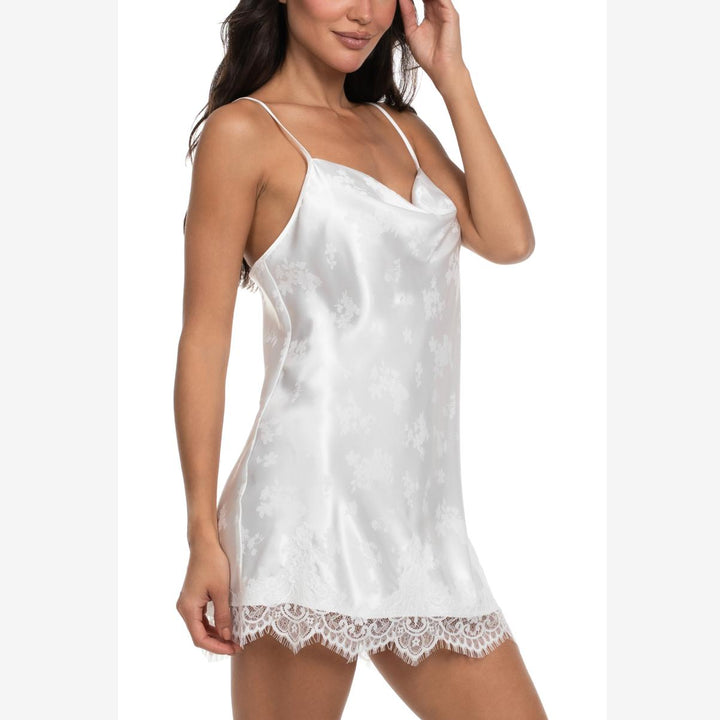 Jonquil Shane Chemise SHF010-Sleepwear-Jonquil in Bloom-Ivory-XSmall-Anna Bella Fine Lingerie, Reveal Your Most Gorgeous Self!
