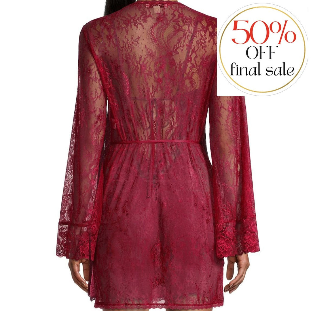 Jonquil Wait Until Dark Wrap in Cinnamon DUW030-Robes-Jonquil in Bloom-Cinnamon-XSmall/Small-Anna Bella Fine Lingerie, Reveal Your Most Gorgeous Self!