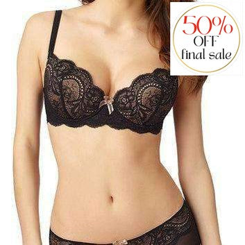 Le Mystere Isabella Lace 2535-Anna Bella Fine Lingerie-Black/Natural-32-B