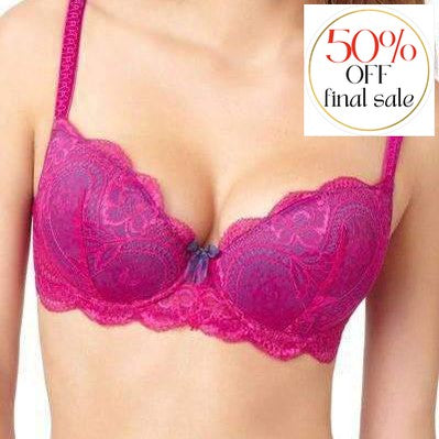 Le Mystere Isabella Lace 2535-Anna Bella Fine Lingerie-Raseberry-32-B