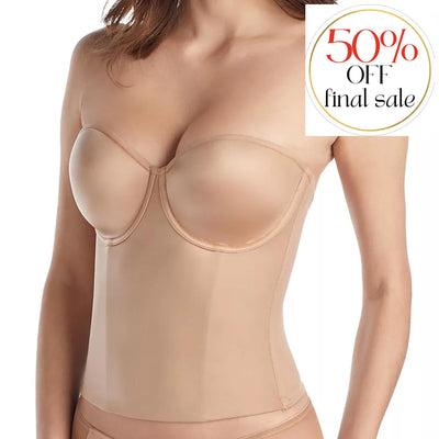 Le Mystere Soiree Longline Bustier 8556-Corsets / Bustiers-Le Mystere-Nude-32-F-Anna Bella Fine Lingerie, Reveal Your Most Gorgeous Self!