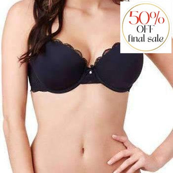 Le Mystere Sophia T-Shirt Bra 2935-Anna Bella Fine Lingerie-Black-30-D