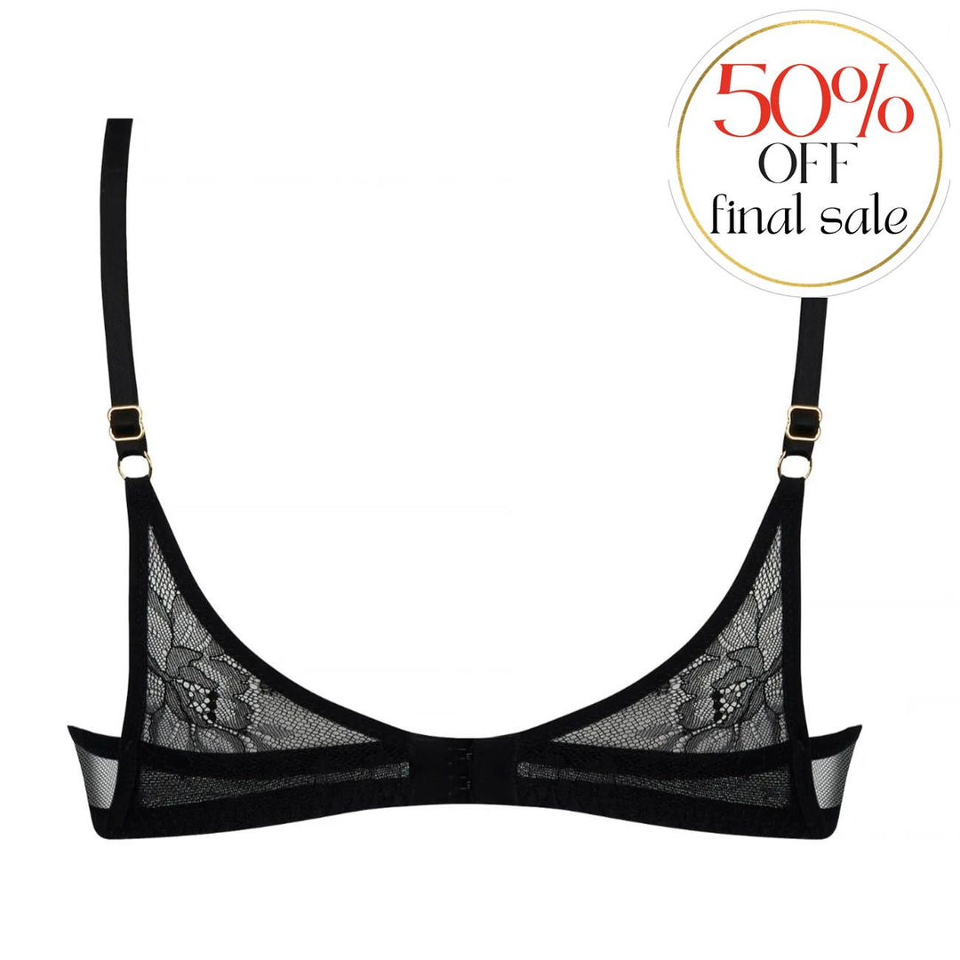 Lise Charmel Adorable en Sexy Demi Cup Bra ACH3085-Bras-Lise Charmel-Black-34-B-Anna Bella Fine Lingerie, Reveal Your Most Gorgeous Self!