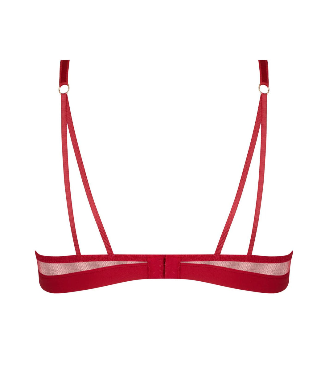Lise Charmel Adorable en Sexy Demi Cup Bra ACH3485 in Rouge Effusion-Bras-Lise Charmel-Rouge Effusion-34-B-Anna Bella Fine Lingerie, Reveal Your Most Gorgeous Self!