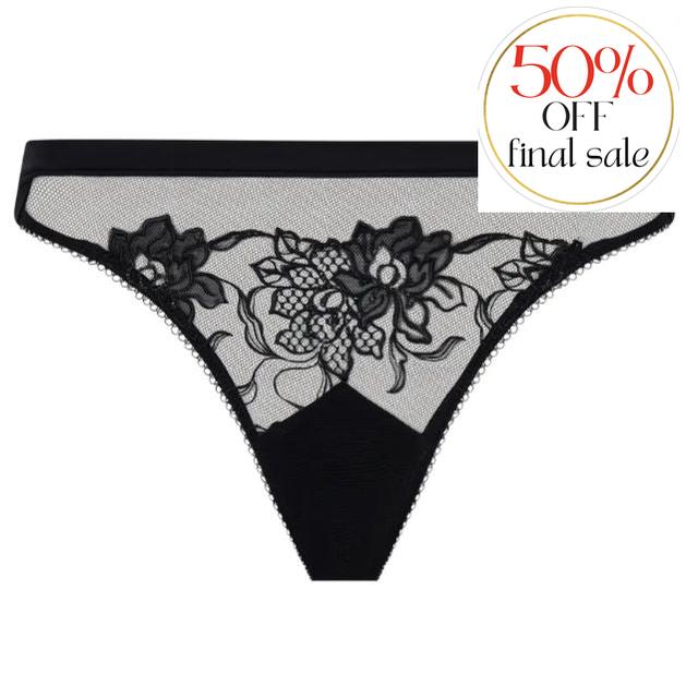 Lise Charmel Adorable en Sexy Italian Brief ACH0785-Panties-Lise Charmel-Black-XSmall-Anna Bella Fine Lingerie, Reveal Your Most Gorgeous Self!