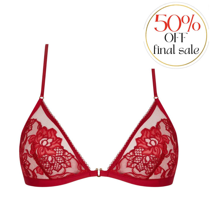 Lise Charmel Adorable en Sexy Non-Wire Bra ACH6585 in Rouge Effusion-Bralette-Lise Charmel-Rouge Effusion-Small-Anna Bella Fine Lingerie, Reveal Your Most Gorgeous Self!