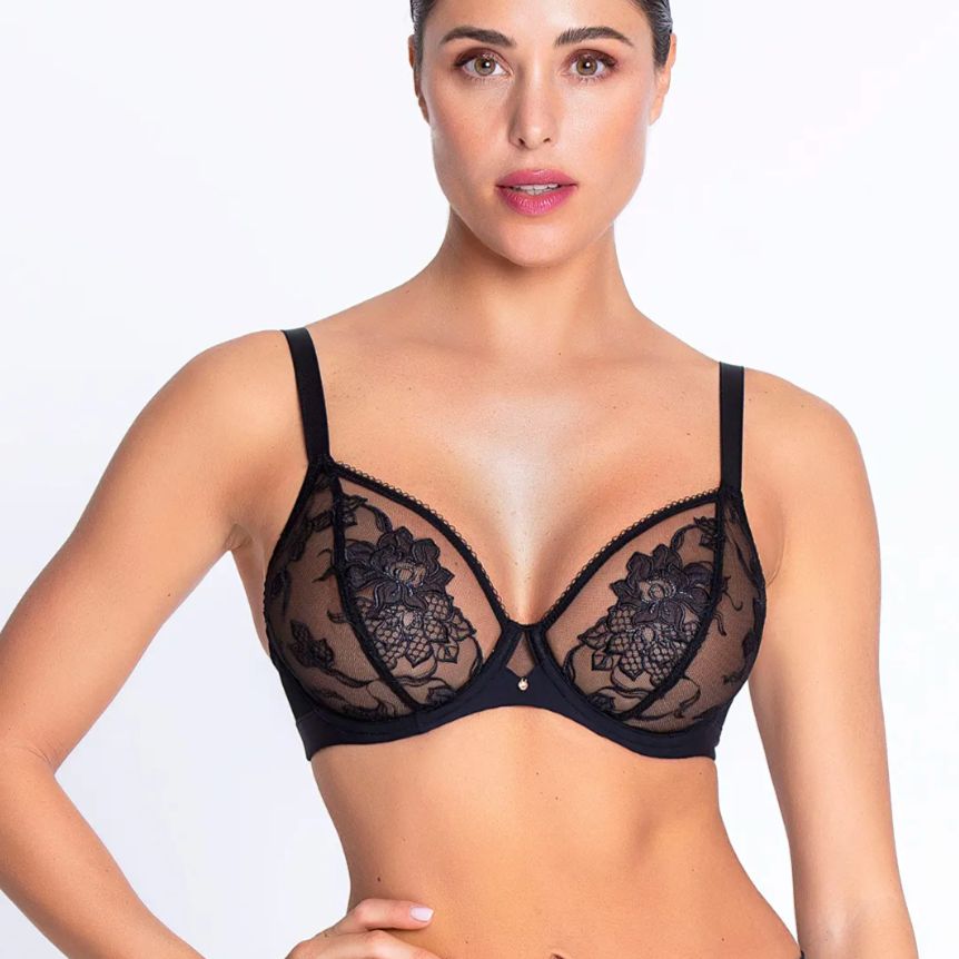 Lise Charmel Adorable en Sexy Triangle Bra ACH6785-Anna Bella Fine Lingerie-Black-34-D