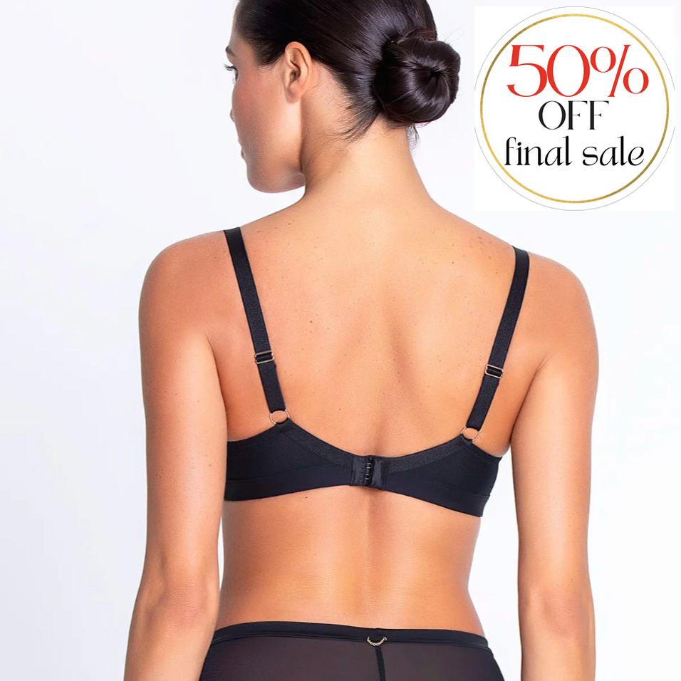 Lise Charmel Adorable en Sexy Triangle Bra ACH6785-Bras-Lise Charmel-Black-34-D-Anna Bella Fine Lingerie, Reveal Your Most Gorgeous Self!